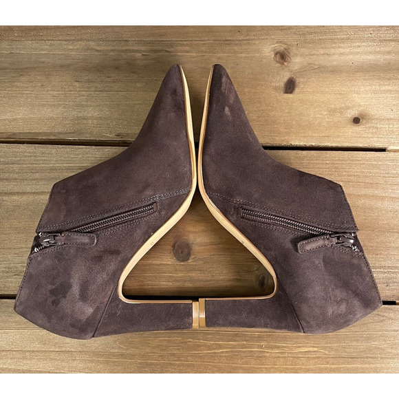 Cole Haan Grand 360 Women's Vestry Ankle Booties Size 5.5 Brown Suede Zip Up - Picture 9 of 16